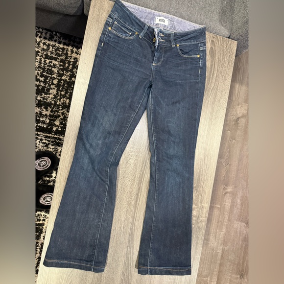 PAIGE Dark Blue Flare Jeans - Picture 3 of 17